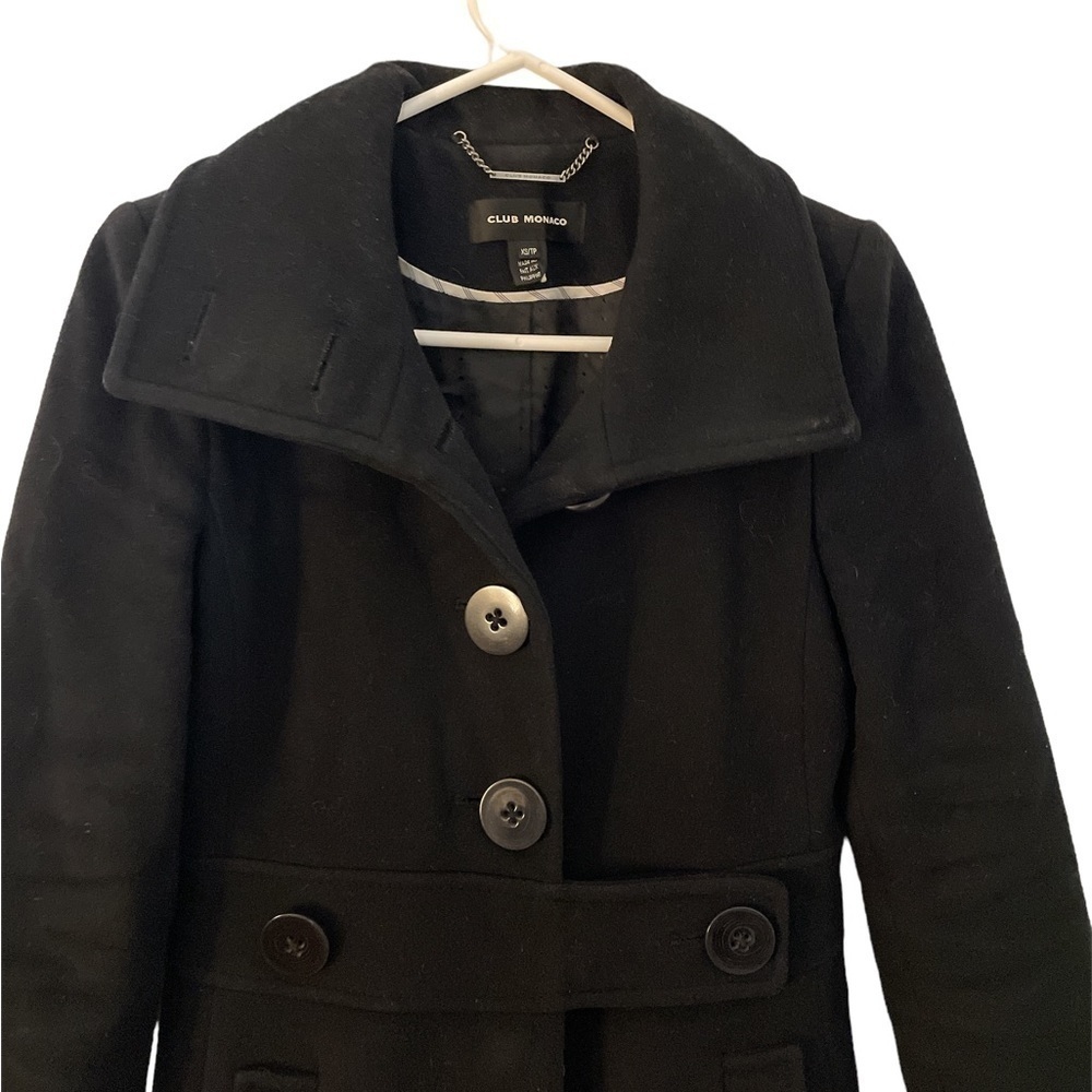 Club Monaco Wool Blend Pea Coat XS